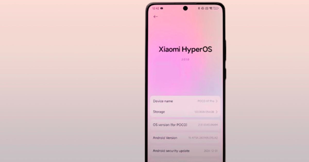 Poco x7 pro Display