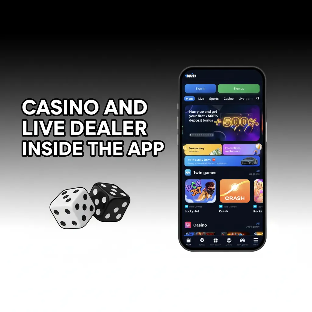 Mobile app casino with live dealer tables, slots, and bonuses; providers include Pragmatic Play, NetEnt, Evolution.