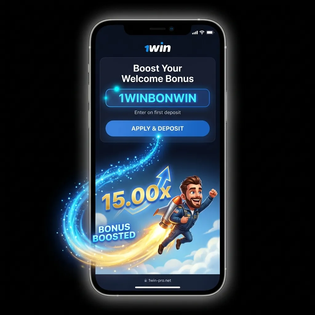 Boost your Lucky Jet bonus with promo code 1WINBONWIN on 1win India