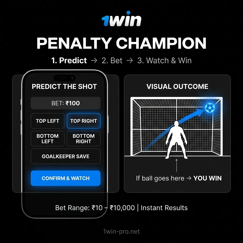 Understanding Penalty Champion gameplay - predictions, payouts, and betting on 1win
