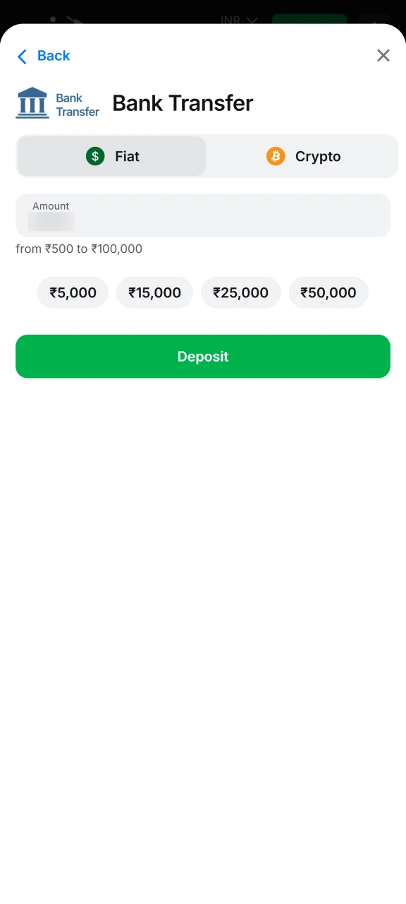 Add funds using your preferred Indian payment method to unlock your massive welcome bonus and start playing at 1win.