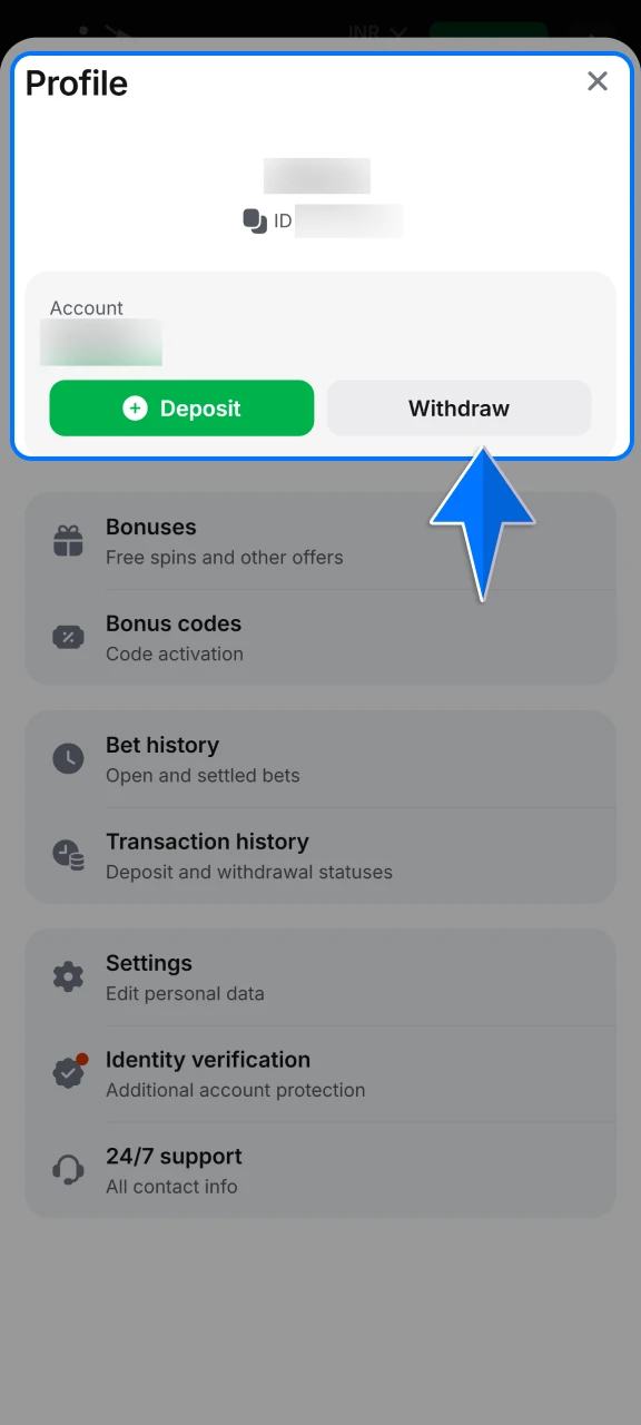 Transfer your accumulated slot profits from your 1win wallet directly to your bank account or digital wallet.