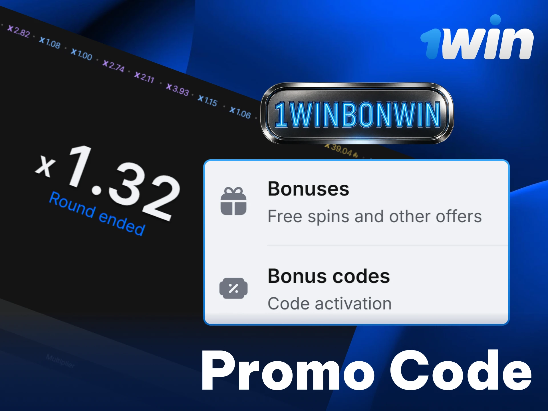 Use exclusive promo codes to boost your play on 1win India.