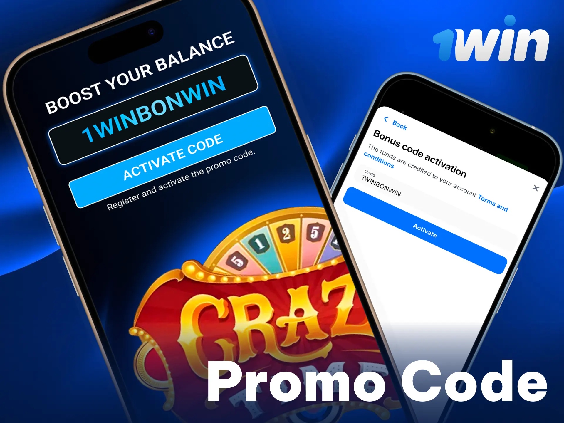Use an exclusive promo code to boost your 1win balance.