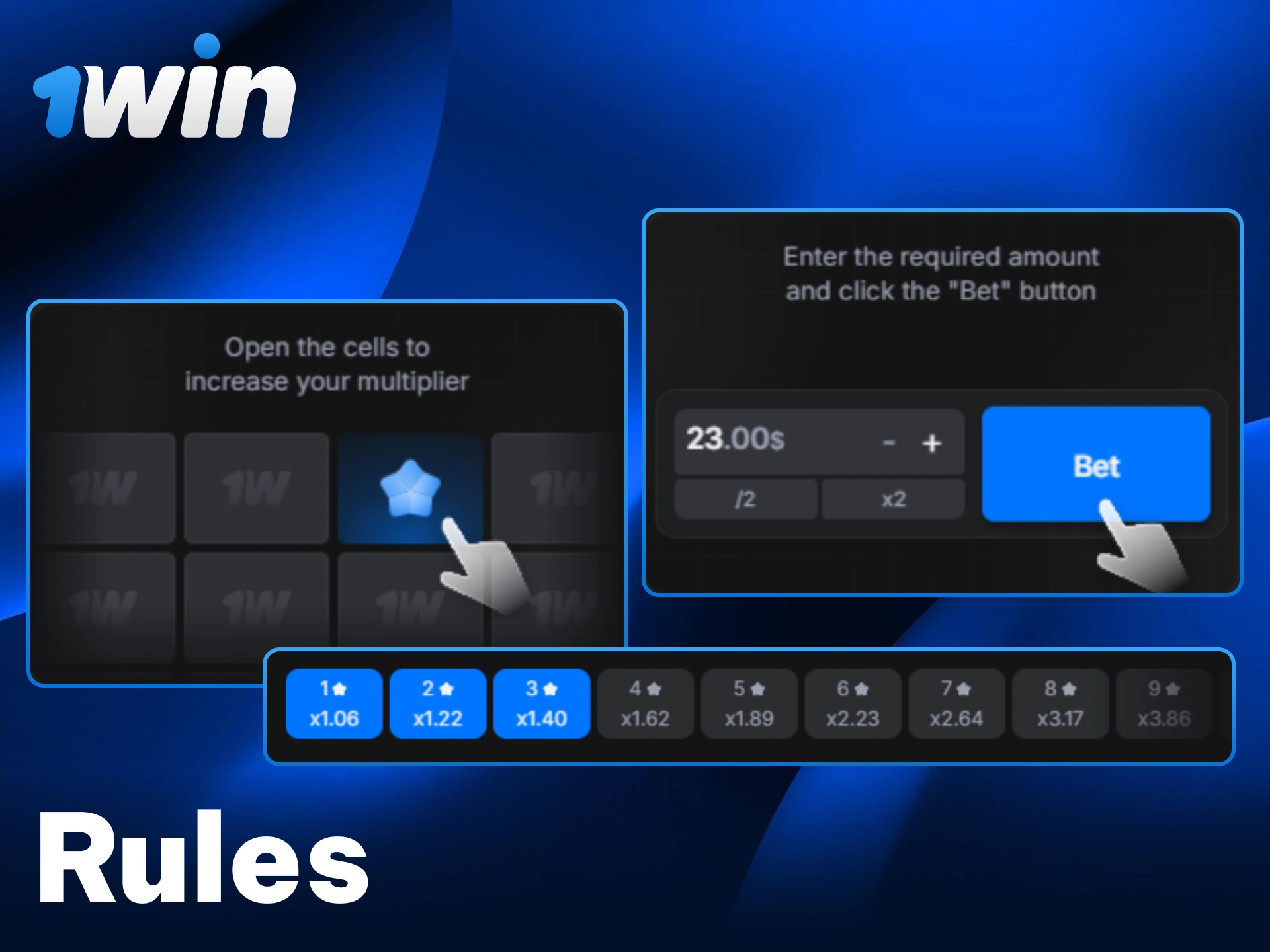 Master the gameplay mechanics to clear the grid and win big.