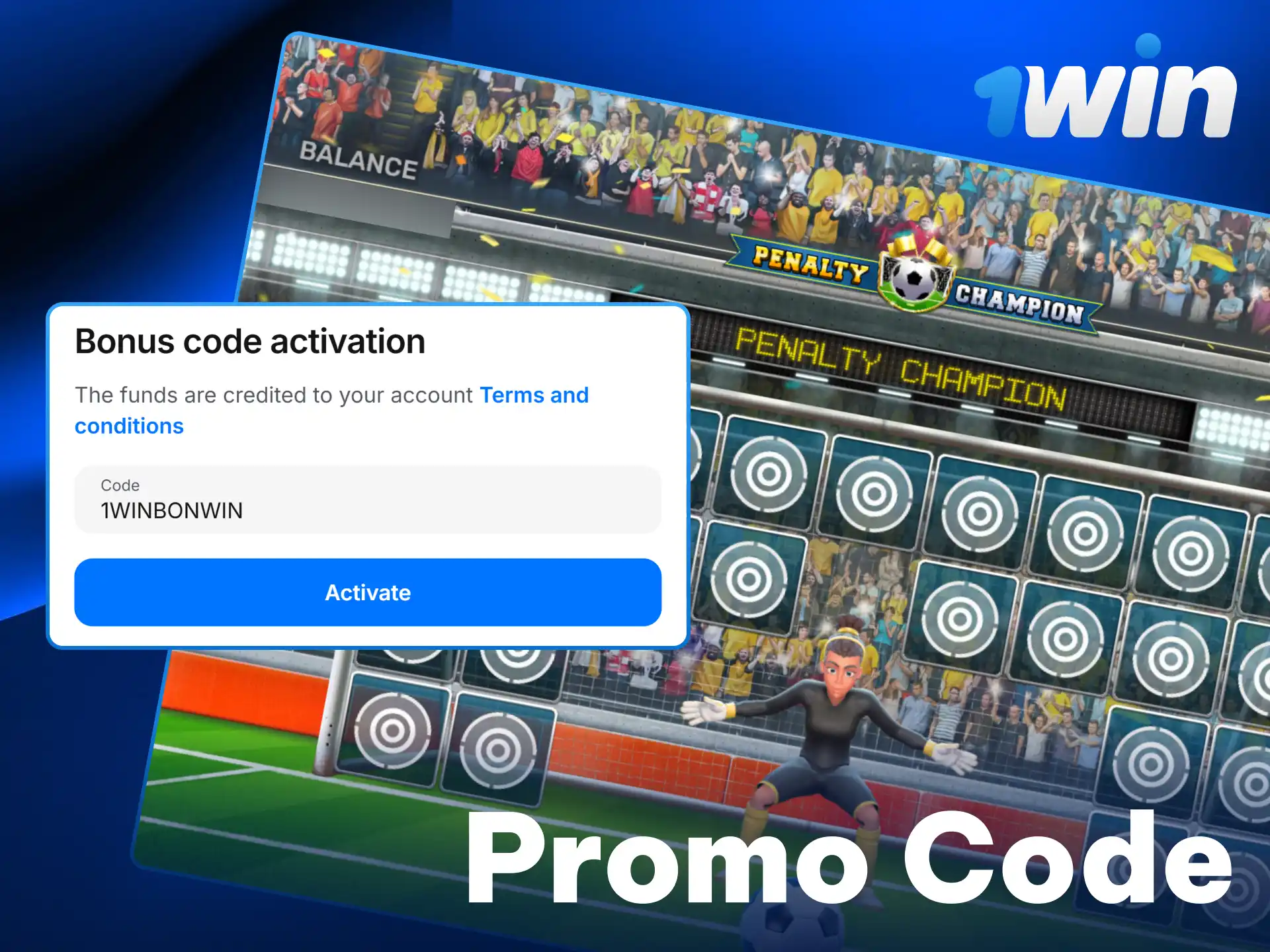 Activate our unique voucher to increase your online casino balance instantly.