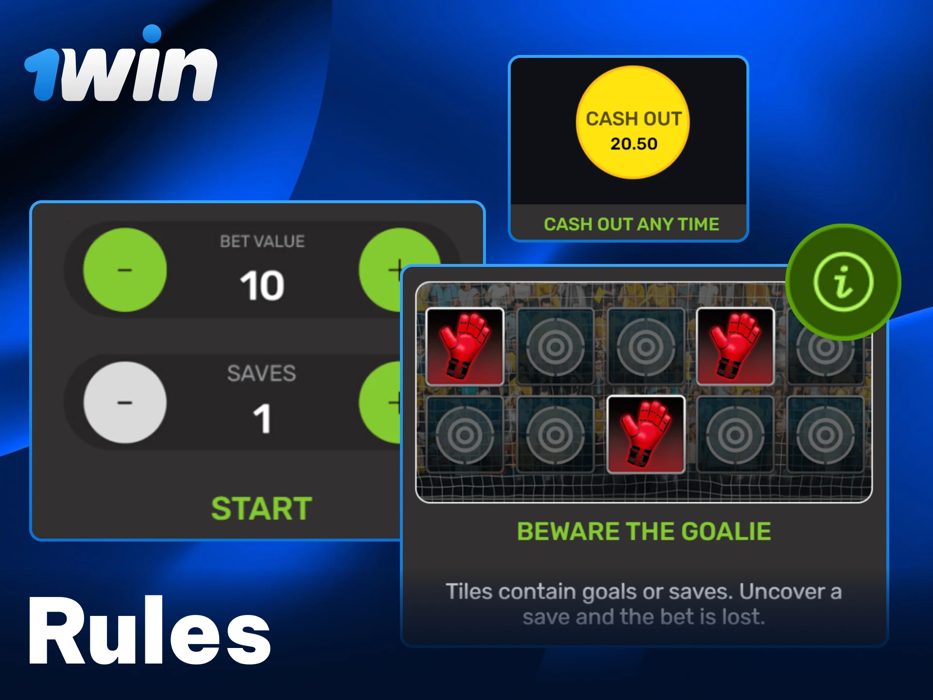 Master the quick soccer mechanics to beat the keeper and win.