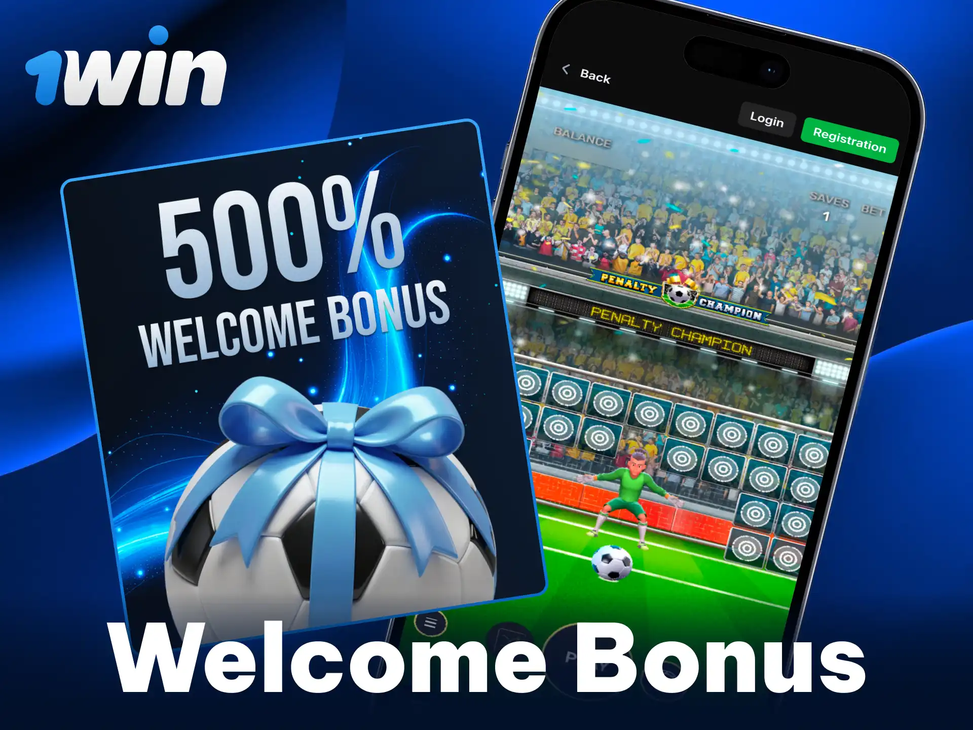 Grab a massive starting reward to boost your virtual soccer bets.